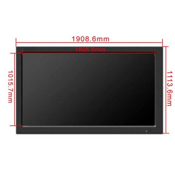 1080W HDMI CCTV Monitor 82" Wall Mount LCD Display Monitor No Trailing Effect
