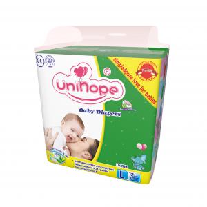 China OEM SIZE Soft and Comfortable Cotton White Nappies For Babies Baby Diaper Customized on sale