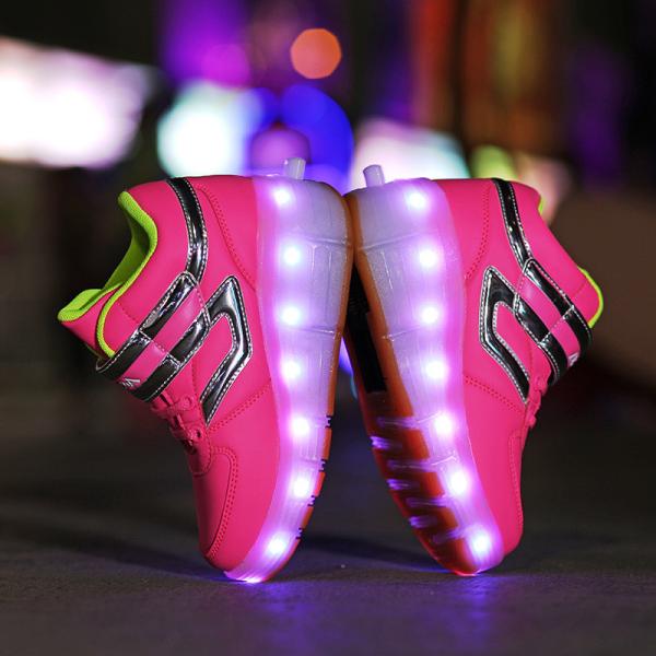 Remote Controlled Led Flashing Shoe Light For Dancing RGB Colors
