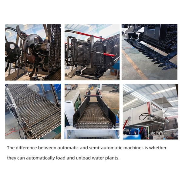 KEDA Full-Automatic Aquatic Weed Harvester with Paddle Wheel Propulsion and Modular Design for Efficient Weed Removal