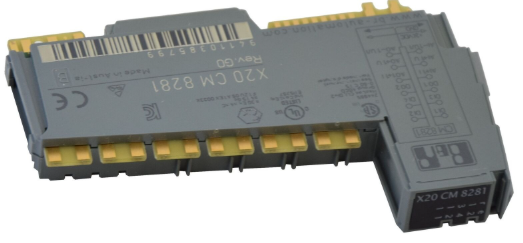 X20CM8281 B & R X20 Series Digital I/O Module for Use with X20 Terminal Block 12 Pin, 24 V dc