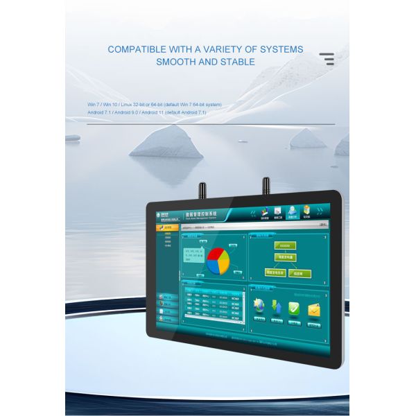 8/10/12/15/17/19/21.5 Inch Android Industrial Tablet Pc Embedded Systems Panel Mount Industrial Panel Pc