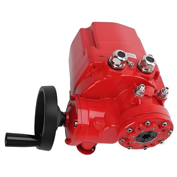 WCB Angle-Acting Explosion-Proof Electric Ball Valve Ordinary/ Intelligent Type - Large Diameter DC 24V AC 110V 220V 380V
