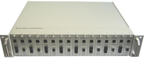 manageable media converters chassis 