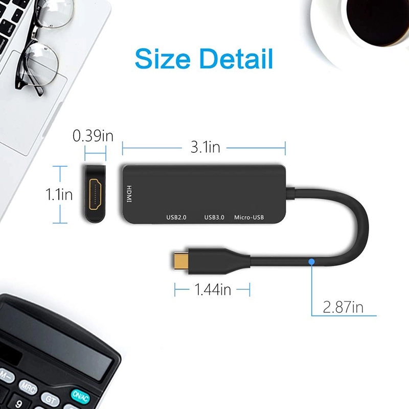 Multifunction USB Type C Hub