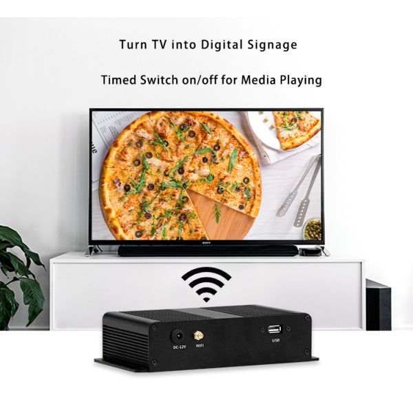 Rock-Chip RK3288 Metal Quad-Core Digital Signage Media Player Box Android System LVDS HD Ethernet Excellent Service Equipment