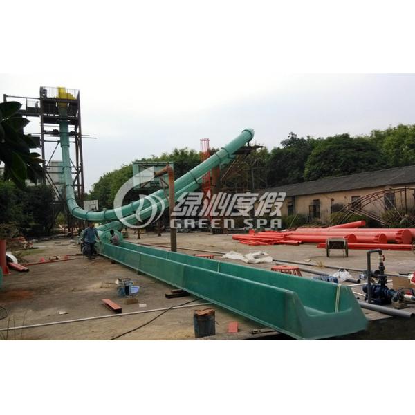 High Speed Tube Fiberglass Spiral Water Slide for Water Amusement Park Equipment