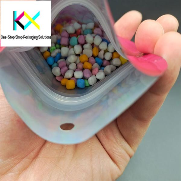 Digital Printing Shaped Pouches for Custom Food Packaging Tear-Notch