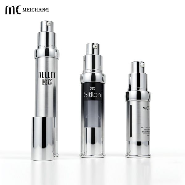 15ML/18ML/20ML/30ML Electroplated Airless Pump Bottle for High-Tech Skincare Packaging(MC-260)