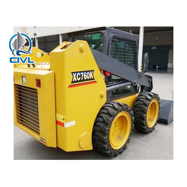 New Wheel Skidsteer Loader Xc760K Chinese Mini-SkidSteer Loade
