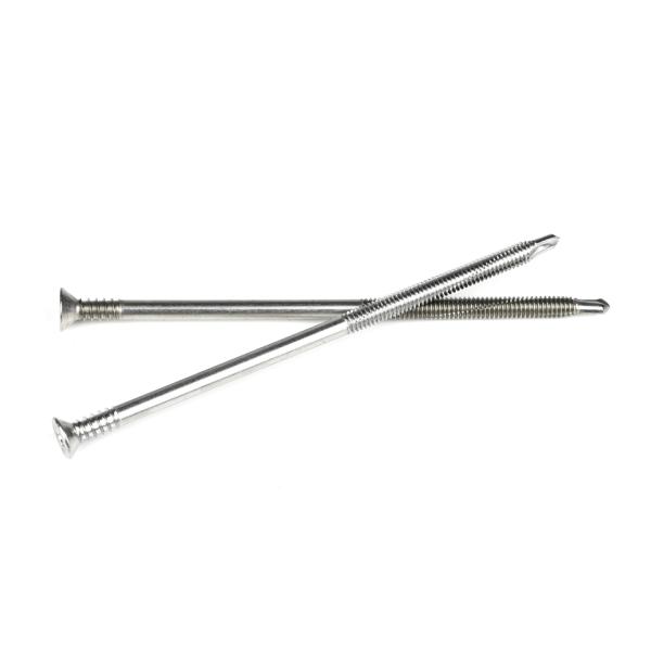 125mm Tek Screws Partial Thread Flat Head Phillips Self Drilling Screw For Flatbeds