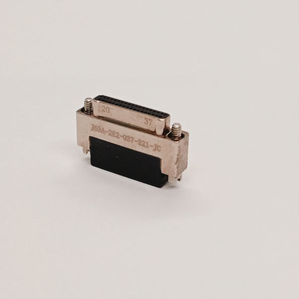 MIL Spec J63A Series Rectangular Electrical Connectors with Twisted Wire Elastic Micro-Pin Inserts and 0.635mm Spacing for Secure Screw and Nut