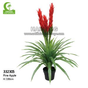 Wholesale Durable 100cm Artificial Flowers Plant , Artificial Pineapple Tree Real Touch from china suppliers