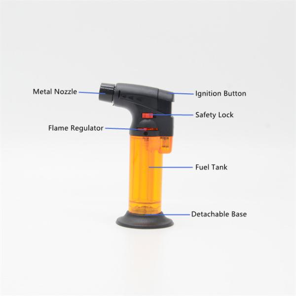 Mini Adjustable Desserts Butane Blow Torch For Cooking Smoking Cocktail Cigar Lighting
