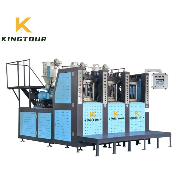 PCU Air Blowing Slipper Machine Multi Station Plastic Shoes Making Machine 380V / 220V