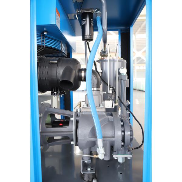 detail of the screw air compressor