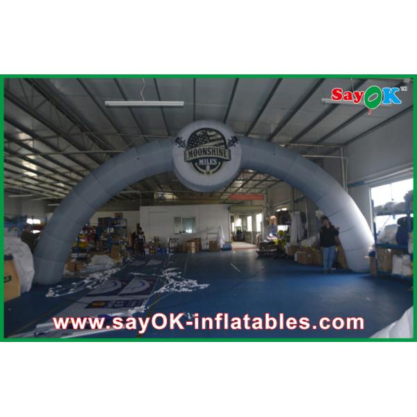 Inflatable Arch Rental White Hangout Inflatable Entrance Advertising Arch / Inflatable Arch Rental With Oxford Cloth