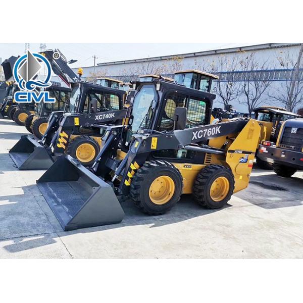 New Wheel Skidsteer Loader Xc760K Chinese Mini-SkidSteer Loade