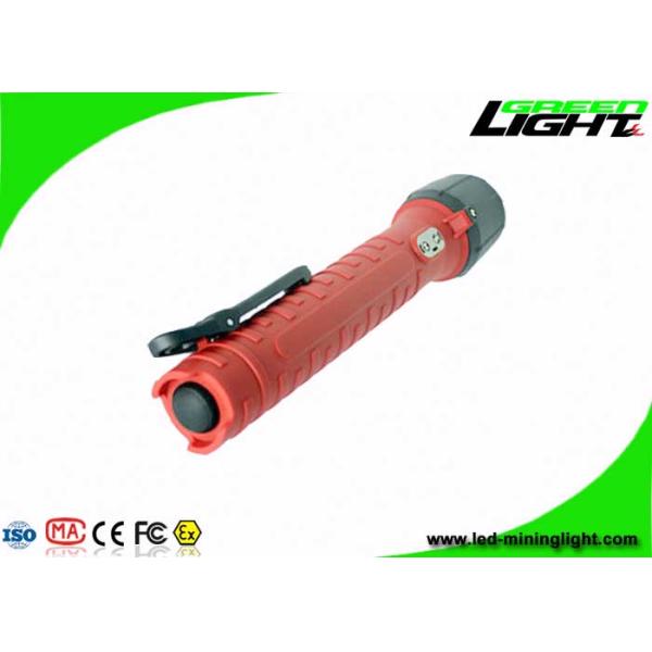 Strong Brightness IP68 Explosion Proof Flashlight USB 4.4Ah Li - Ion Battery 25000lux