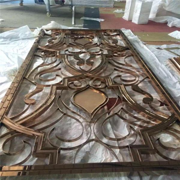 Colored Metal Laser Cut Panels stainless steel partitions For Sunshades Louver Window Screen 201 304 316