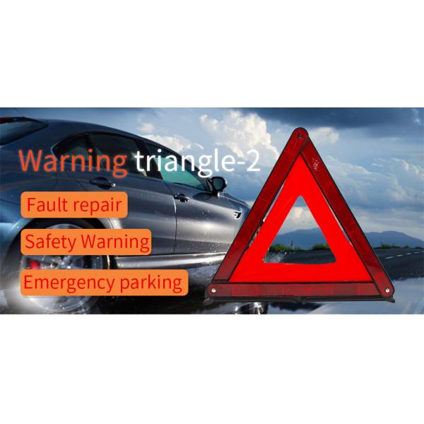 3-Pack Emergency Tools Kit Triangle Warning Frame Emergency Triangle Reflector Safety Triangle for High Visibility