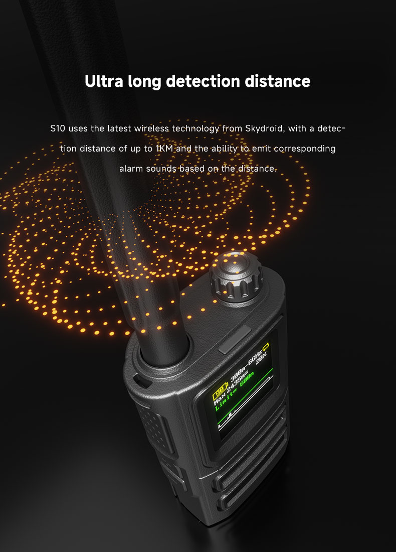 Skydroid S10 Handheld Detector GPS Drone Tracker 300M-6Ghz