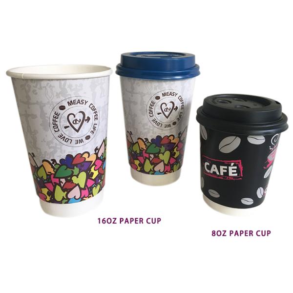 Disposable single wall Paper Cups with Dome Lids for ice Beverages