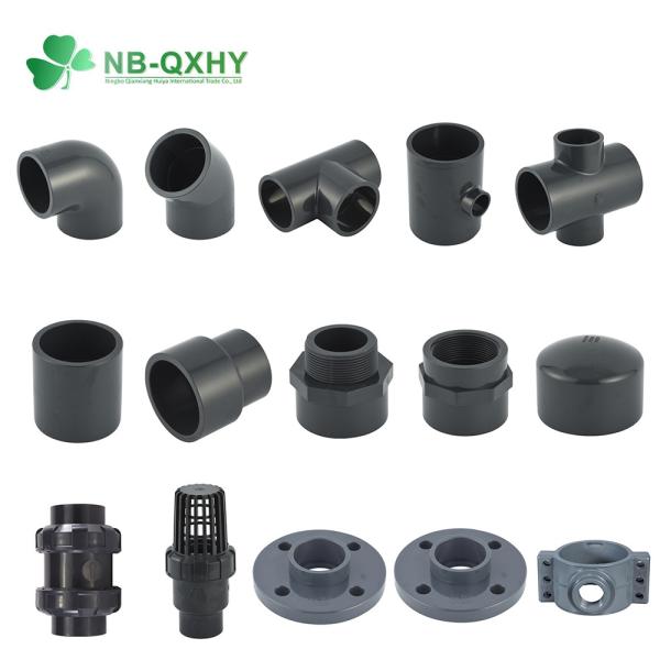 Plastic White/Blue/Grey PVC UPVC Pipe Fitting Coupling for Water Supply System Made