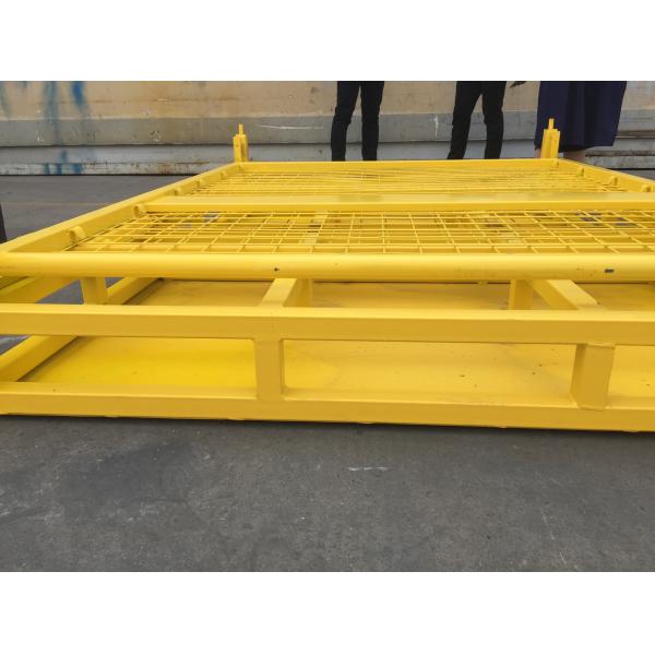 High Visibility Collapsible Wire Container Commercial Wire Mesh Stillage