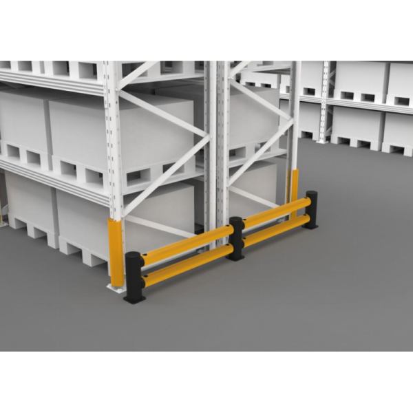 Warehouse Protective Flexible Barricades Polymer Guardrail