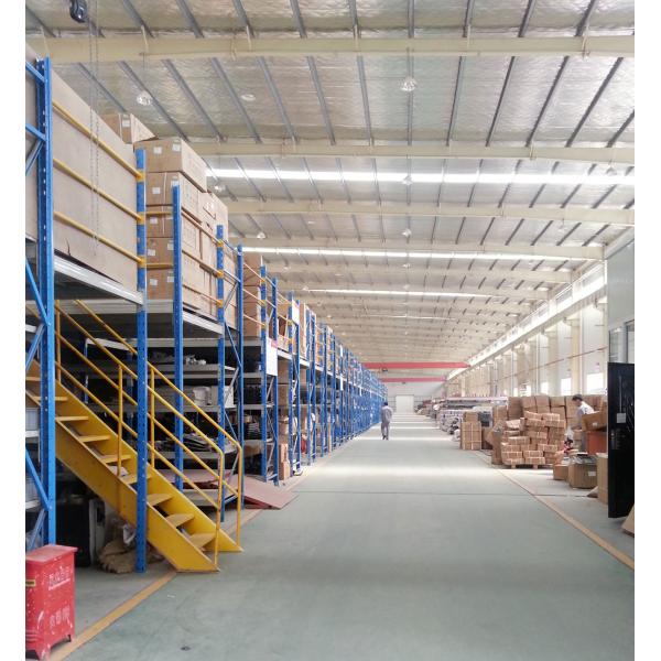 Multi Layer Metal Mezzanine Racking System / Industrial Mezzanine Floor