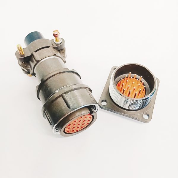 High Temperature Resistant Waterproof Threaded Locking Russian Connector 2PM24-19T/Z Aeronautics and Astronautics Standard