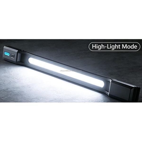 Cross-border COB Strong Light Maintenance Silicone Work Lamp USB Charging Outdoor Camping Built-in Battery Chest Running Lamp