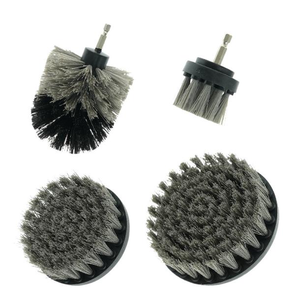 Electric Scrubbing 5 Inch Drill Brush Cleaning Tool 360 Degree Rotating