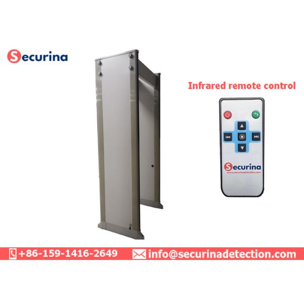 33 Detect Zones Walk Through Metal Detector Scanner Gate With LED Side Light Alarm