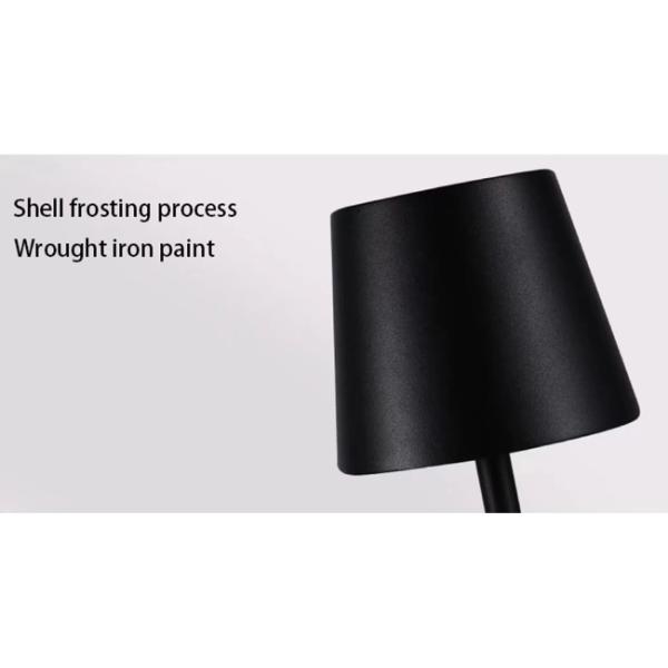 3 Color Dimmable Led Table Lamp C-Shaped Charging Desktop Ambient Light