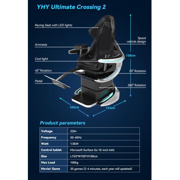 Upgrade Your Gaming Experience with YHY Ultimate Crossing 2 VR 360 Simulator