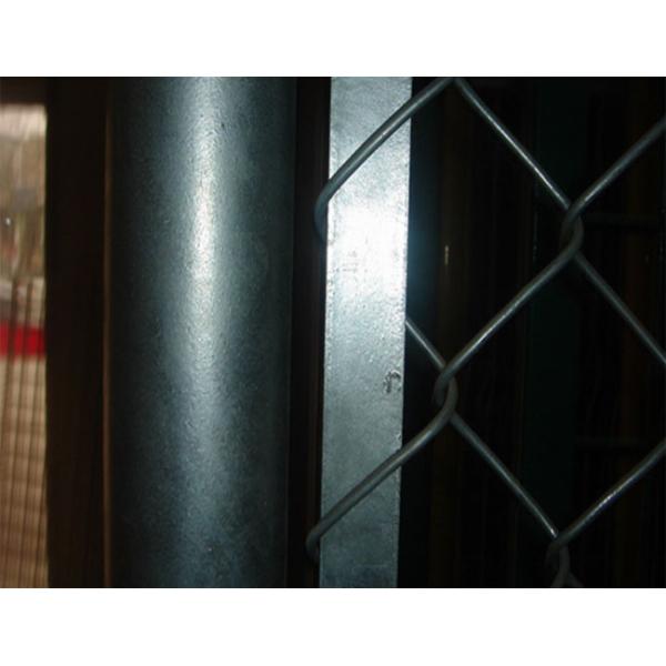 9 Gauge Chain Link Fence Fabric Galvanized Steel For Garden Boundary Wall