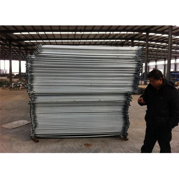 Portable Temporary Fence Panels , Temporary Wire Fence High Strength