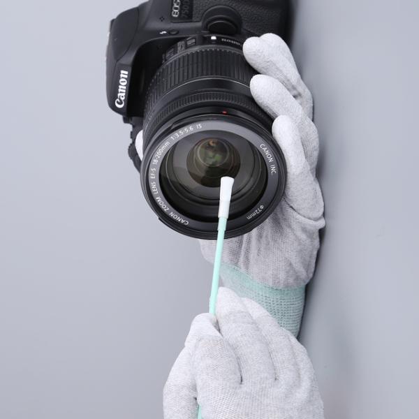 High Absorbency ESD-Safe Polyester Swab for Optics Cleaning Packed in ISO Class Cleanroom