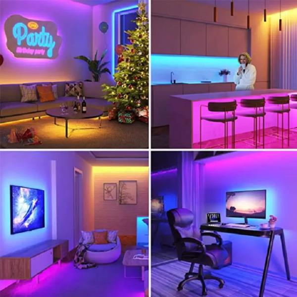 5V Cob576d RGB Led Backlight Strip Lights Dream Color With 3 Years Warranty In Europe