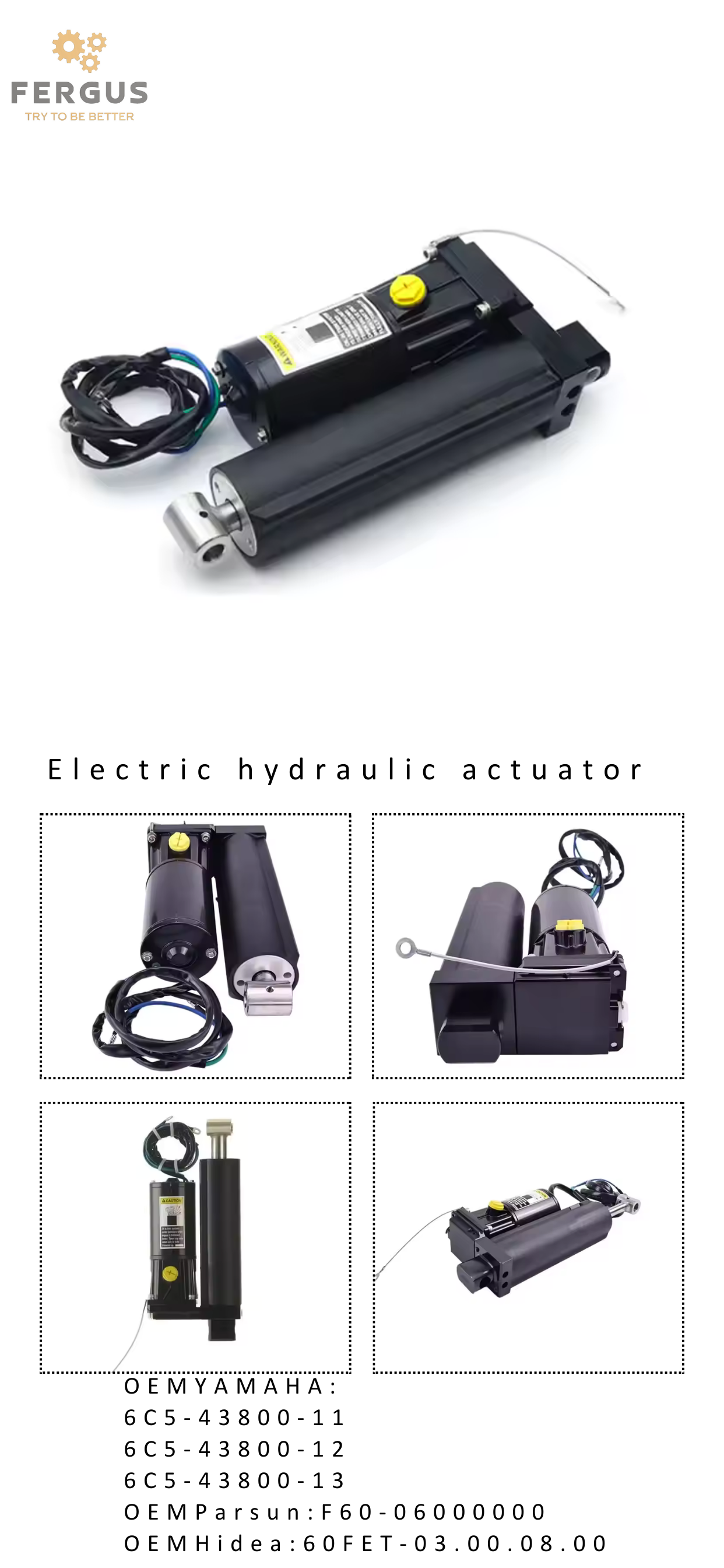 Bolt Electric Trim Tab System, Include LED Screen Control, Actuators, Wires Harnesses and Mounting Hardware