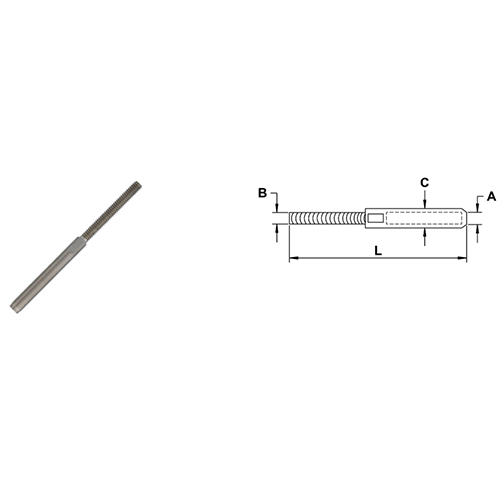 Cable Railing Studs