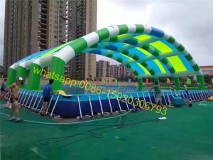China giant swmming pool park  water amusment theme park water park design with dome tent on sale