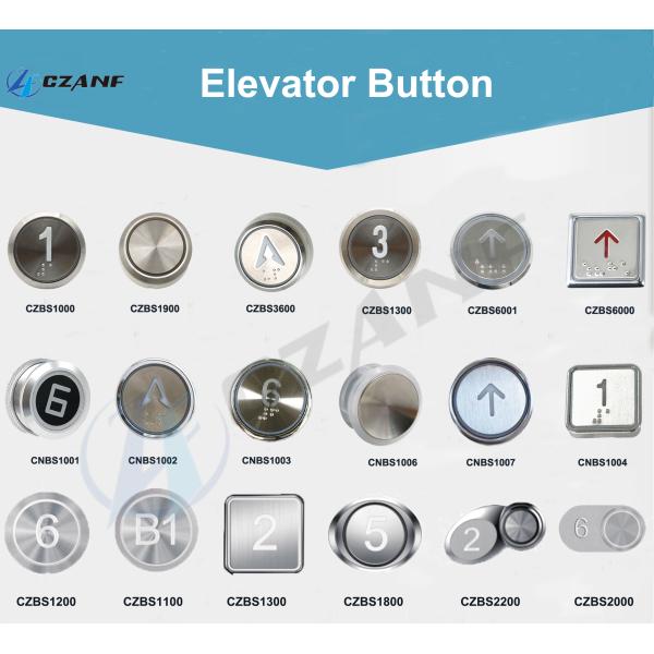 Stainless Steel Capacitive Non-Touch Elevator Touchless Button with DC 12V 24V for Safe Elevator Operation