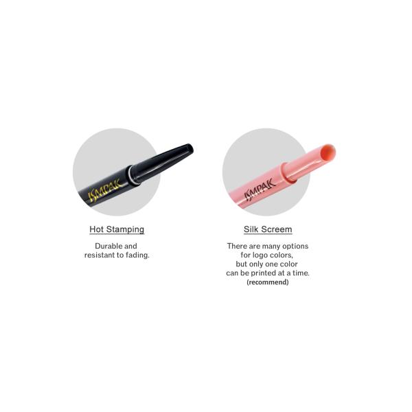 Custom Plastic Two Sided Eyeshadow Stick Empty Twist up Lip Balm Tube Packaging Lipstick Pen