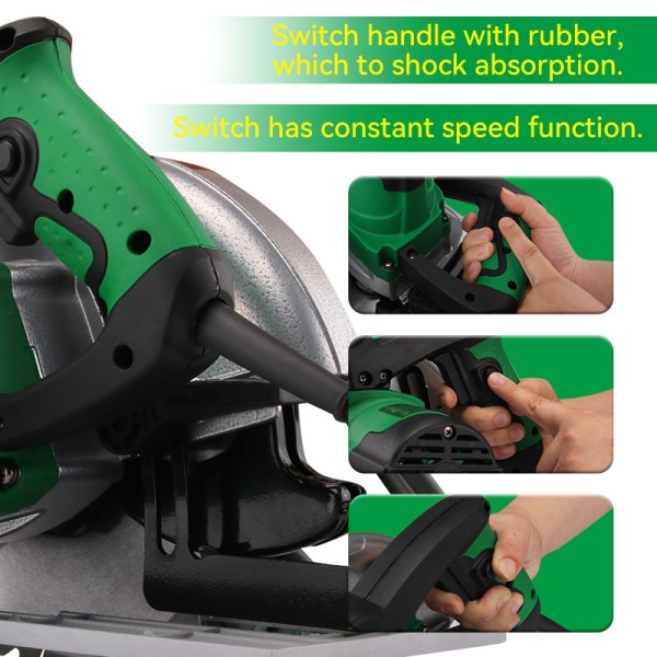 9-Inch Electric Handheld Circular Saw with Inverted Table Function for Woodworking Portable Wood Cutting Power Tool
