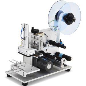 YM120 Semi-Automaticl Labeling Machine For Cardboard Boxes / Square Bottles /