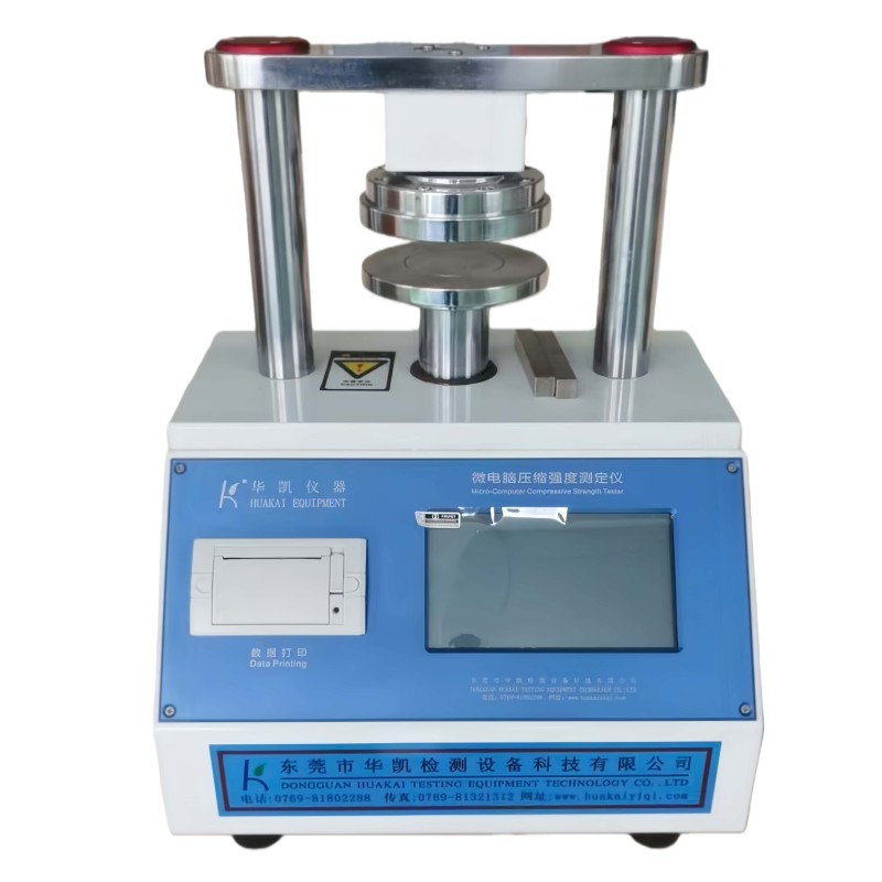 Touch Screen Edge Crush & Ring Crush Testing Machine Automatic Paperboard Compression Strength Tester