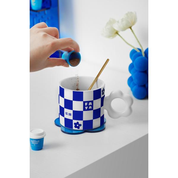 Ready To Ship In Stock Wholesale Mugs Vintage Klein Blue Creative High Value Ceramic Boys Mugs Customizable Office Couple